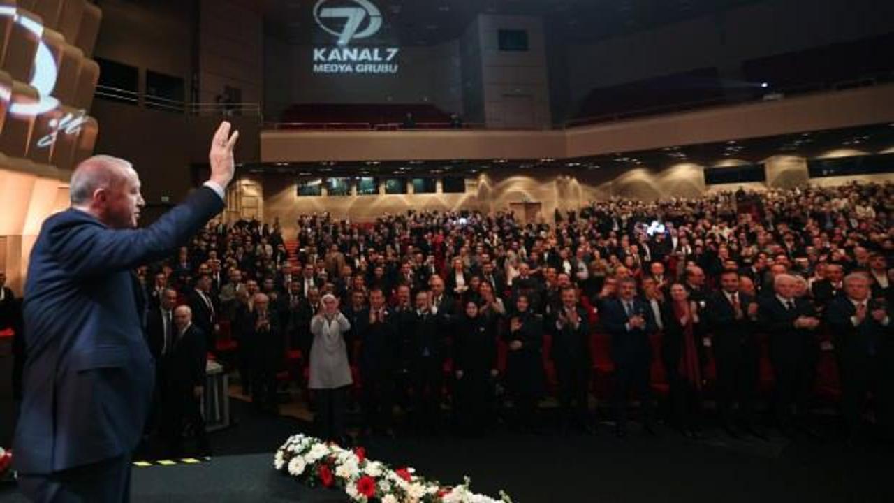 Cumhurbaşkanı Erdoğan'dan Kanal 7 paylaşımı: &Ouml;rnek bir yayıncılık başarısı!