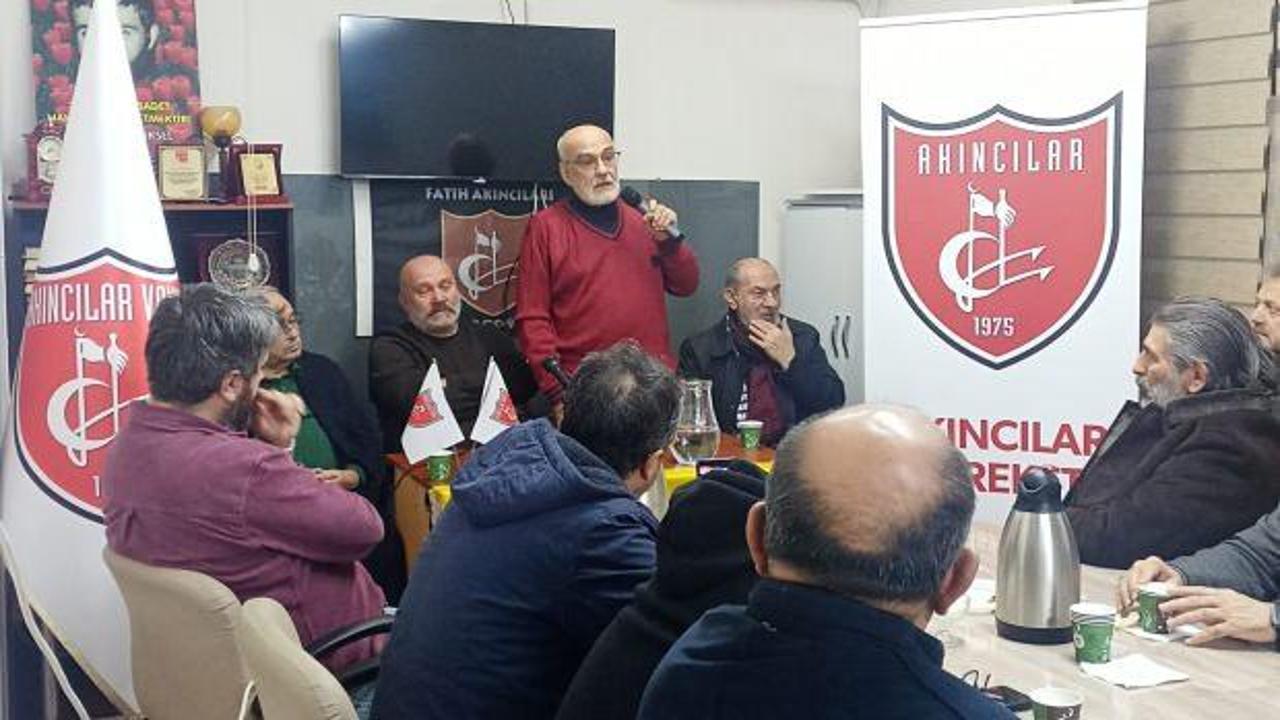Fatih Akıncılar Derneği'nde Metin Yüksel ve Akıncılar hareketi konuşuldu