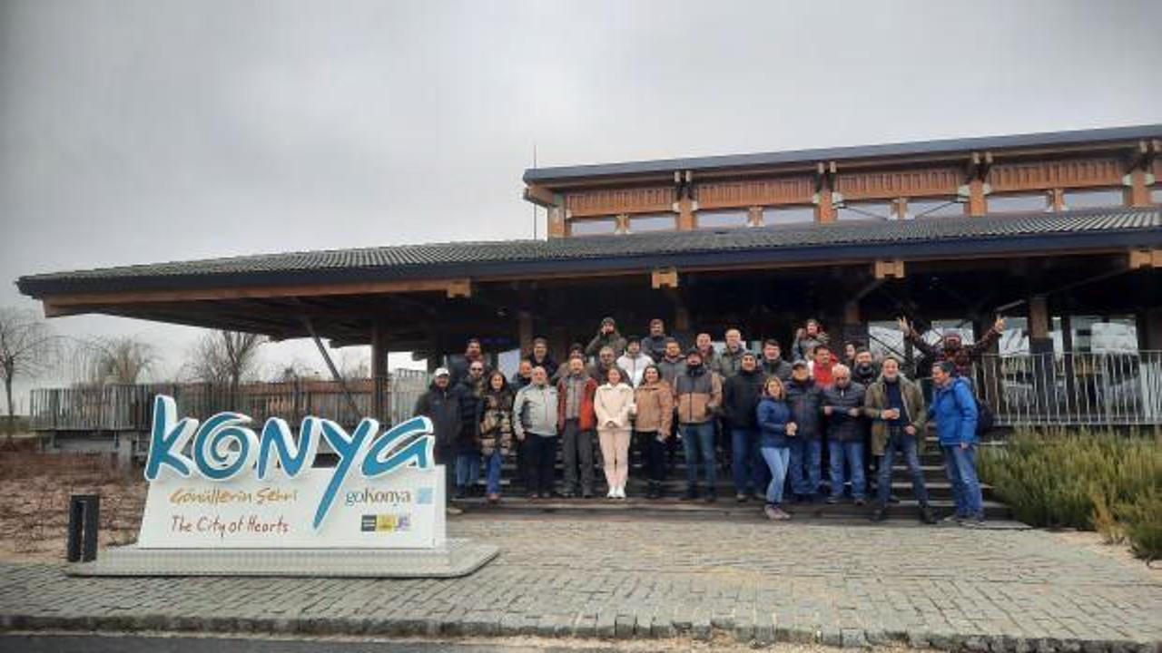 Nevşehirli rehberler Konya'nın tarihi ve k&uuml;lt&uuml;rel zenginliğine kaldı 