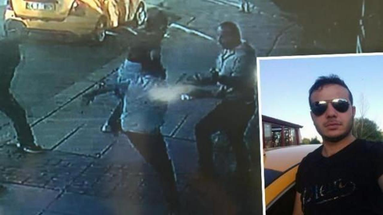 İstediği yere g&ouml;t&uuml;rmeyen taksiciyi bı&ccedil;akladı