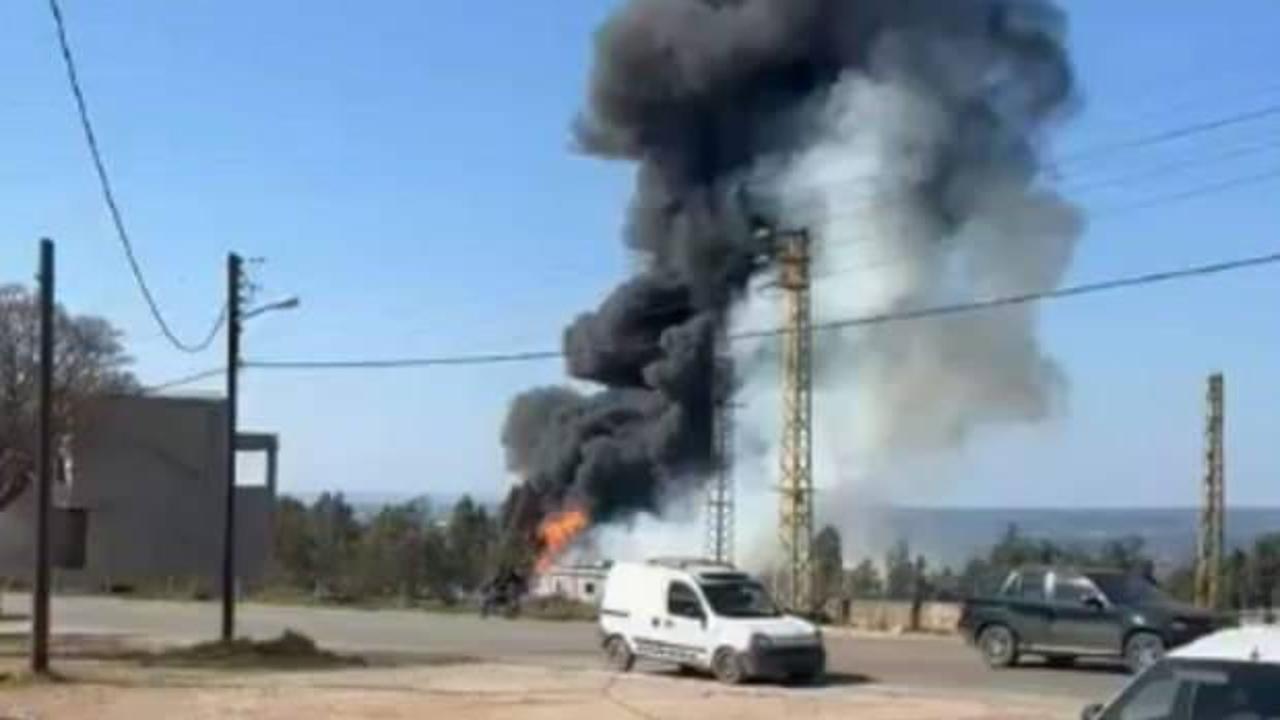 L&uuml;bnan'da  tanker faciası! &Ouml;l&uuml; ve yaralılar var