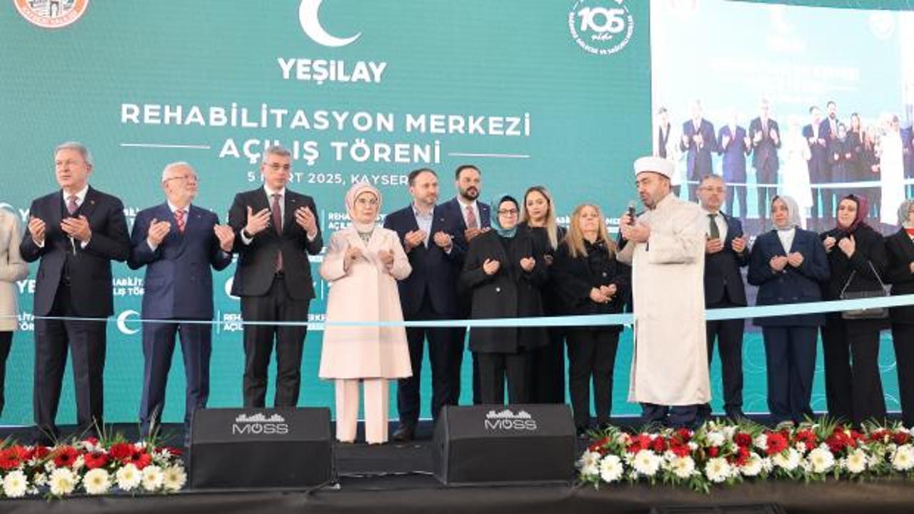 Yeşilay'ın üçüncü rehabilitasyon merkezi Kayseri'de açıldı