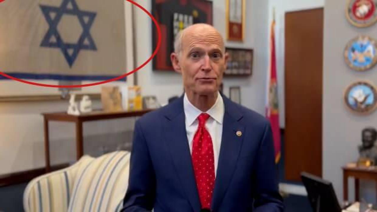 ABD'li Senat&ouml;r kime &ccedil;alışıyor? İsrail bayrağı tepki &ccedil;ekti!