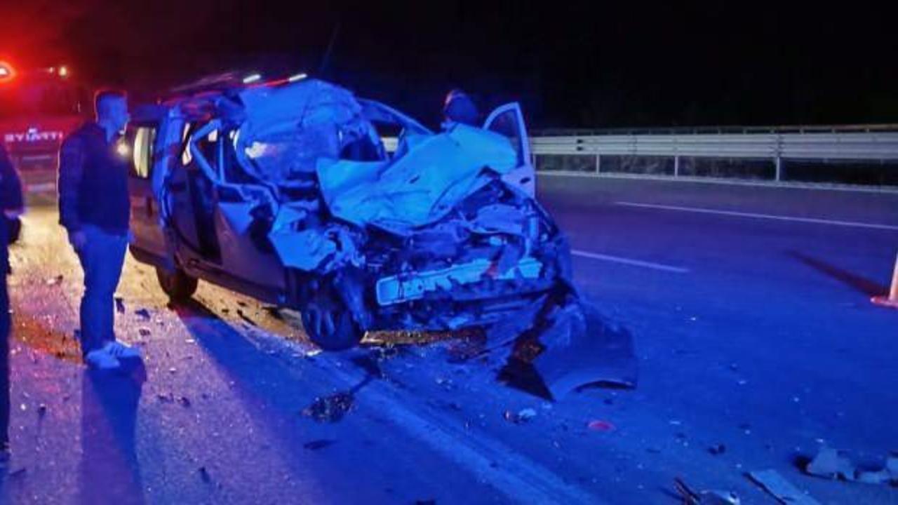 Anadolu Otoyolu'nda feci kaza: 1 &ouml;l&uuml;!