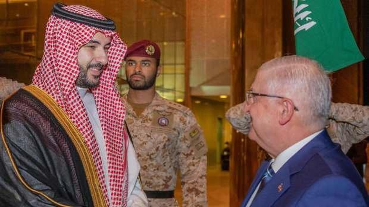 Bakan Güler, Suudi Arabistanlı mevkidaşı ile görüştü