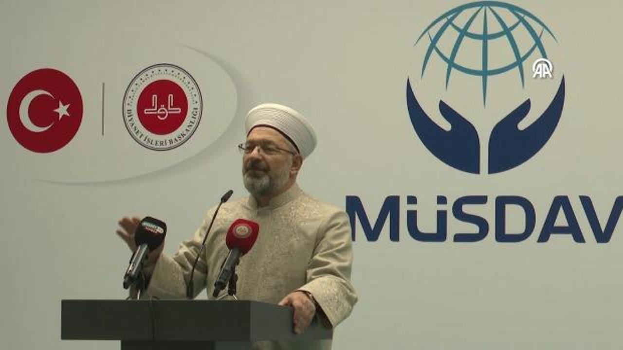 Diyanet İşleri Başkanı Erbaş: 90 bin camimizle iyilik yapmaya gayret edeceğiz