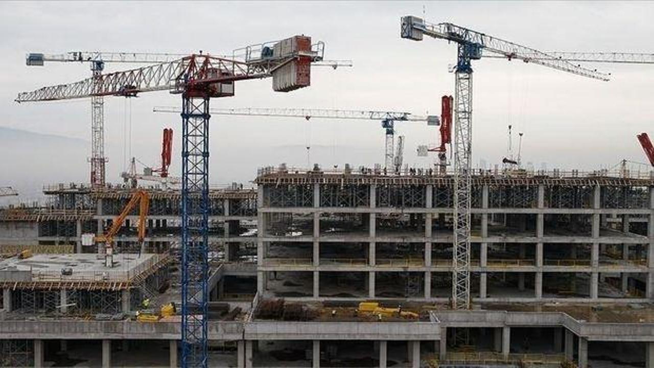 İnşaat üretimi yıllık yüzde 15,5 arttı