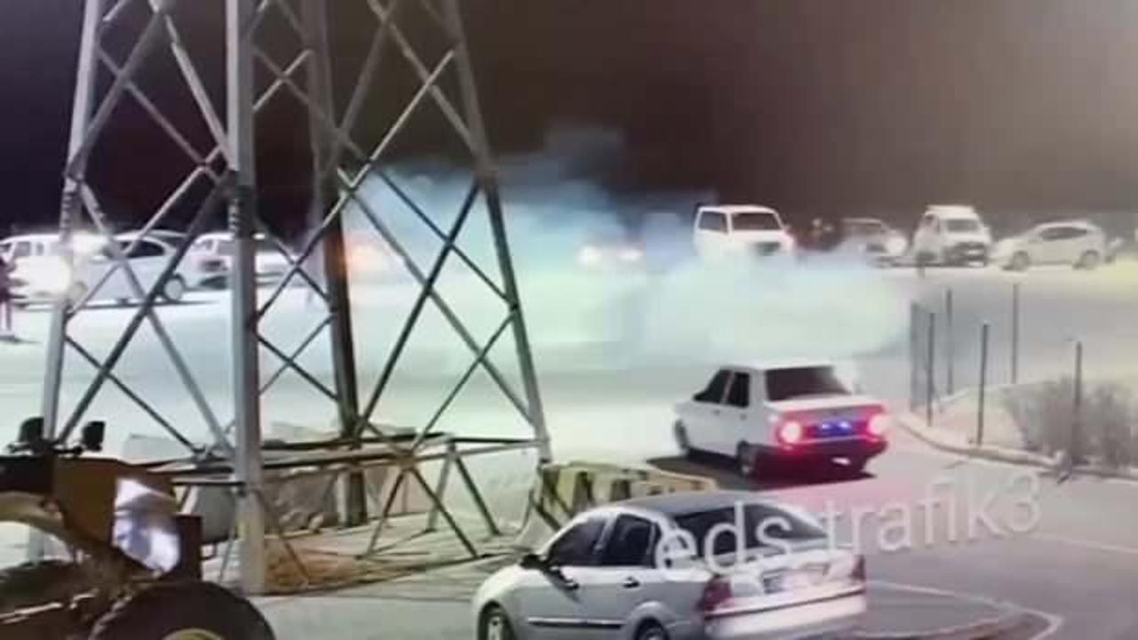 Konya&rsquo;da drift&ccedil;iler cezadan ka&ccedil;amadı!