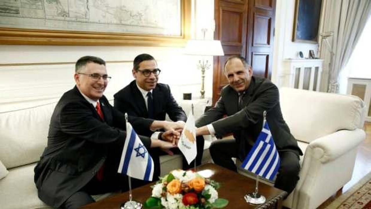 T&uuml;rkiye'ye karşı bir araya geldiler! İsrail Yunanistan ve Rum Y&ouml;netimi'ne akıl verdi