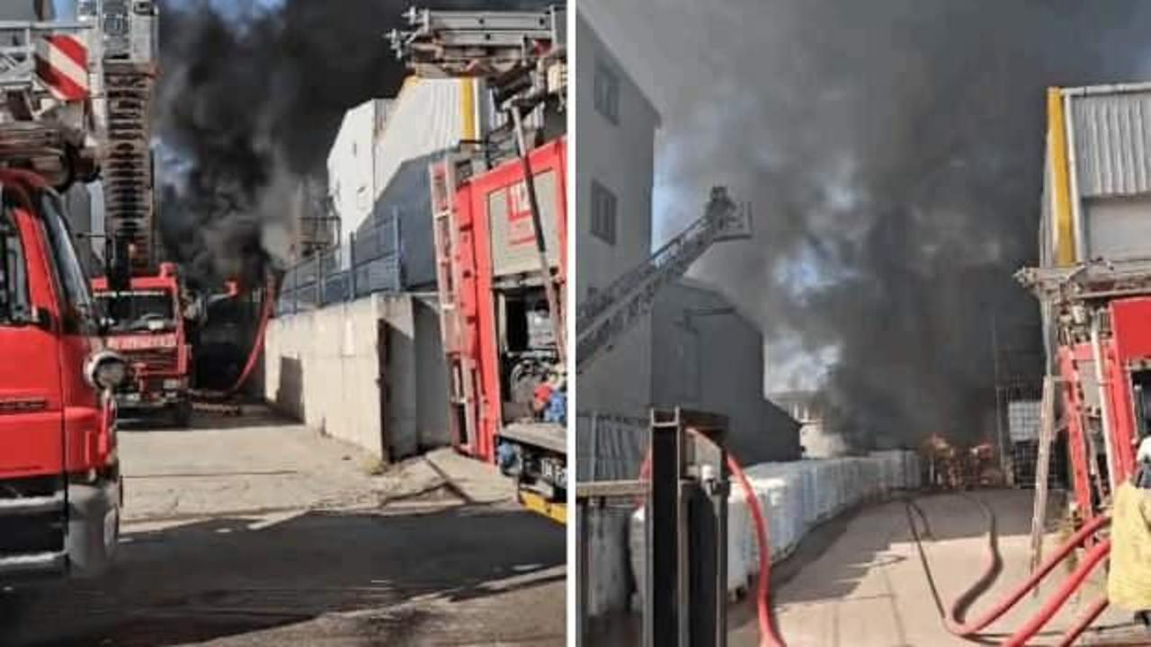 Son Dakika: Tuzla'daki fabrika yangını kontrol altında