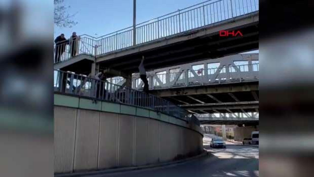 Video içerik üretme pahasına 2 bacağını kırdı