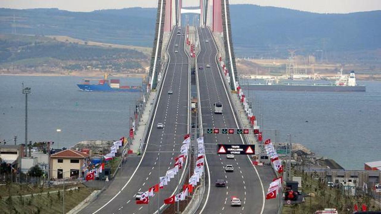 1915 Çanakkale Köprüsü'yle 25 milyar lira cepte kaldı