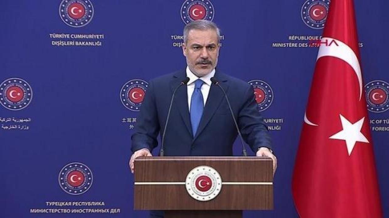 Bakan Fidan'dan &ouml;nemli a&ccedil;ıklamalar!