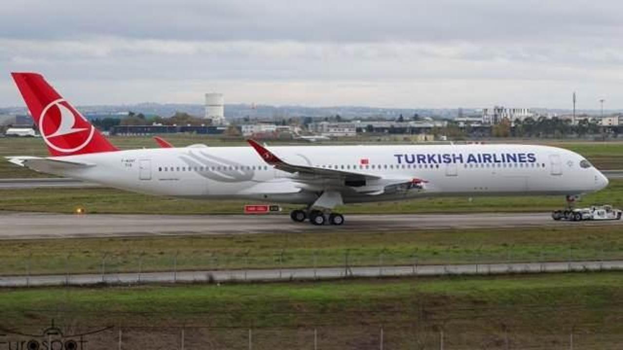 T&uuml;rk Hava Yolları'nın yeni A350 tipi u&ccedil;ağı geldi