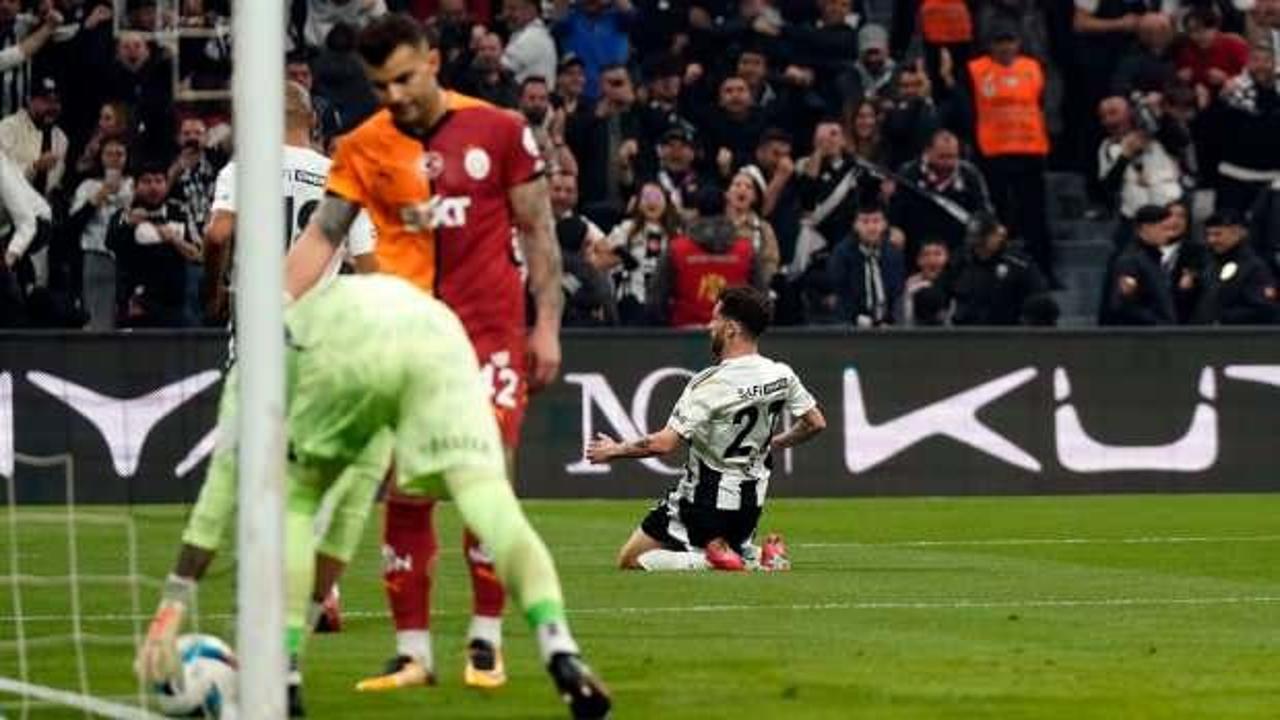 Beşiktaş, Galatasaray'a karşı evinde &uuml;st&uuml;n
