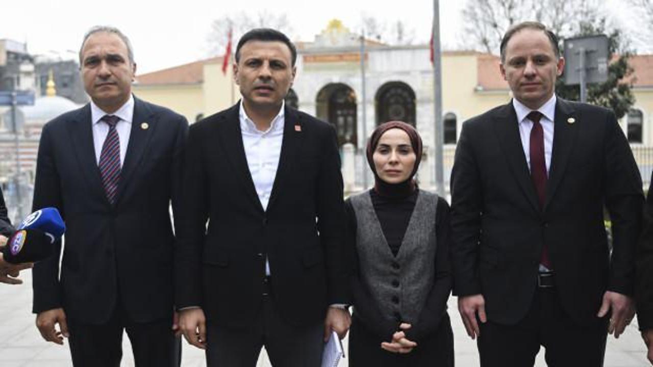 CHP heyeti, İstanbul Valisi G&uuml;l'&uuml; ziyaret etti