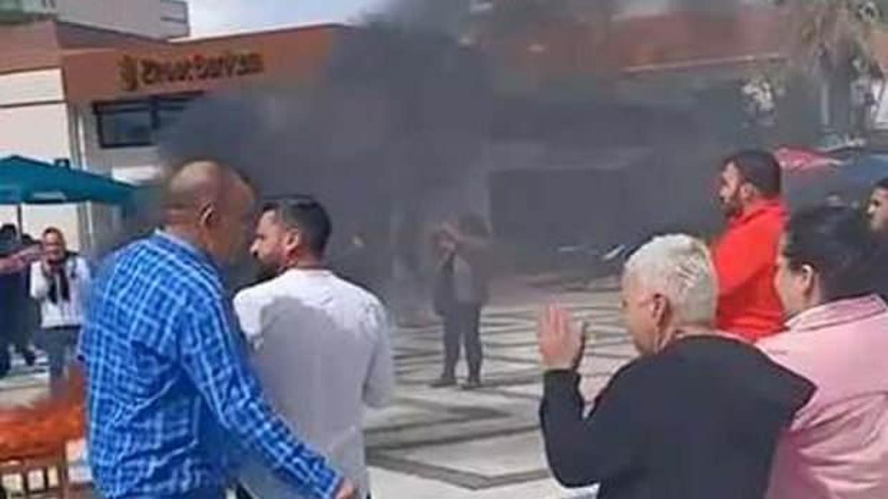 İzmir'de esnaf zabıtalara isyan etti! Hepsini yaktılar