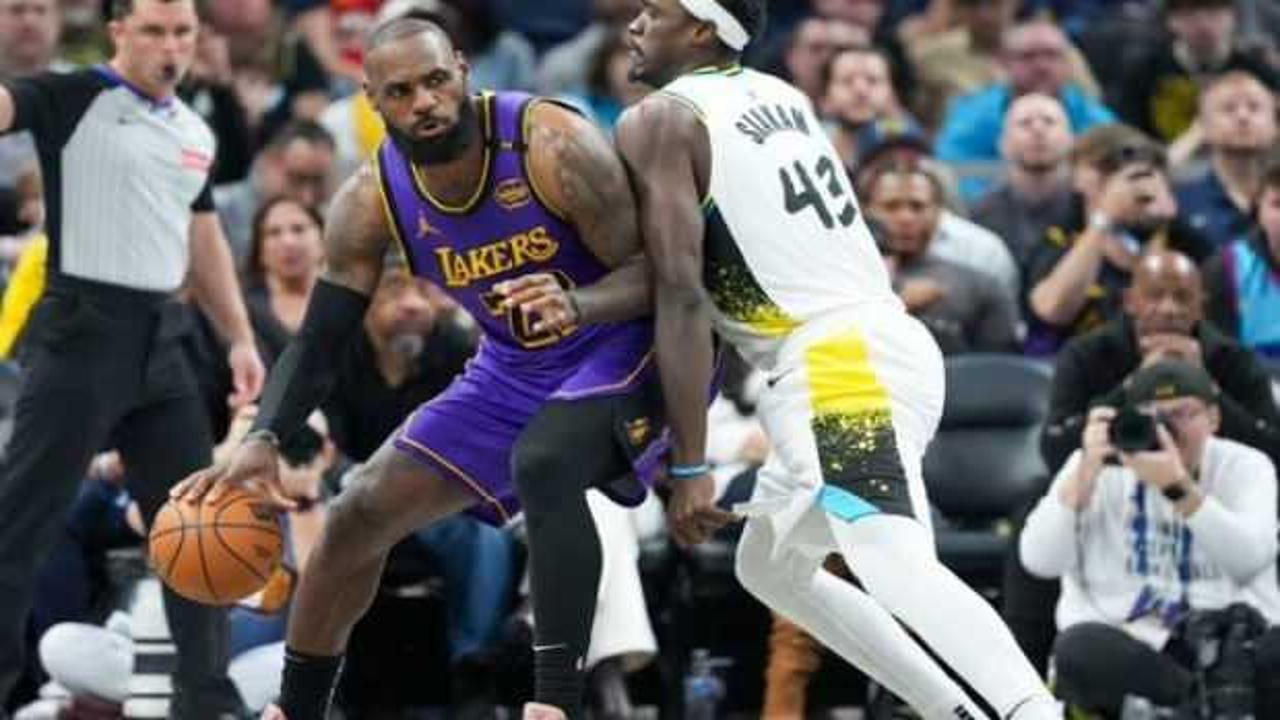 Lakers, Pacers'ı LeBron'un son saniye basketiyle yıktı