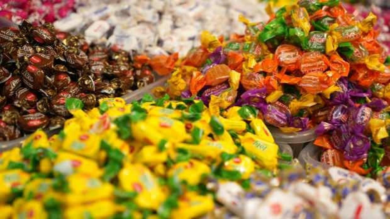 Tezgahlar bayram şekerleriyle renklendi