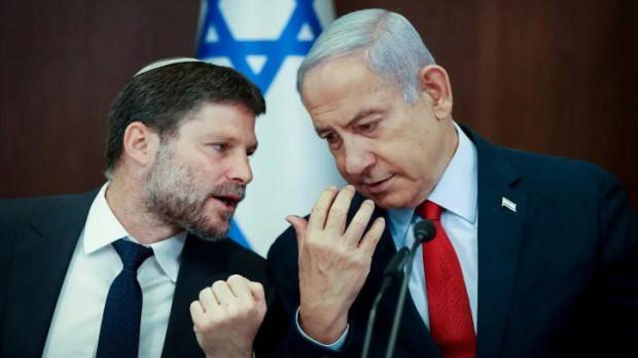 İsrail'de siyasi oyunlar! Maliye Bakanı "şimdilik" istifa etti