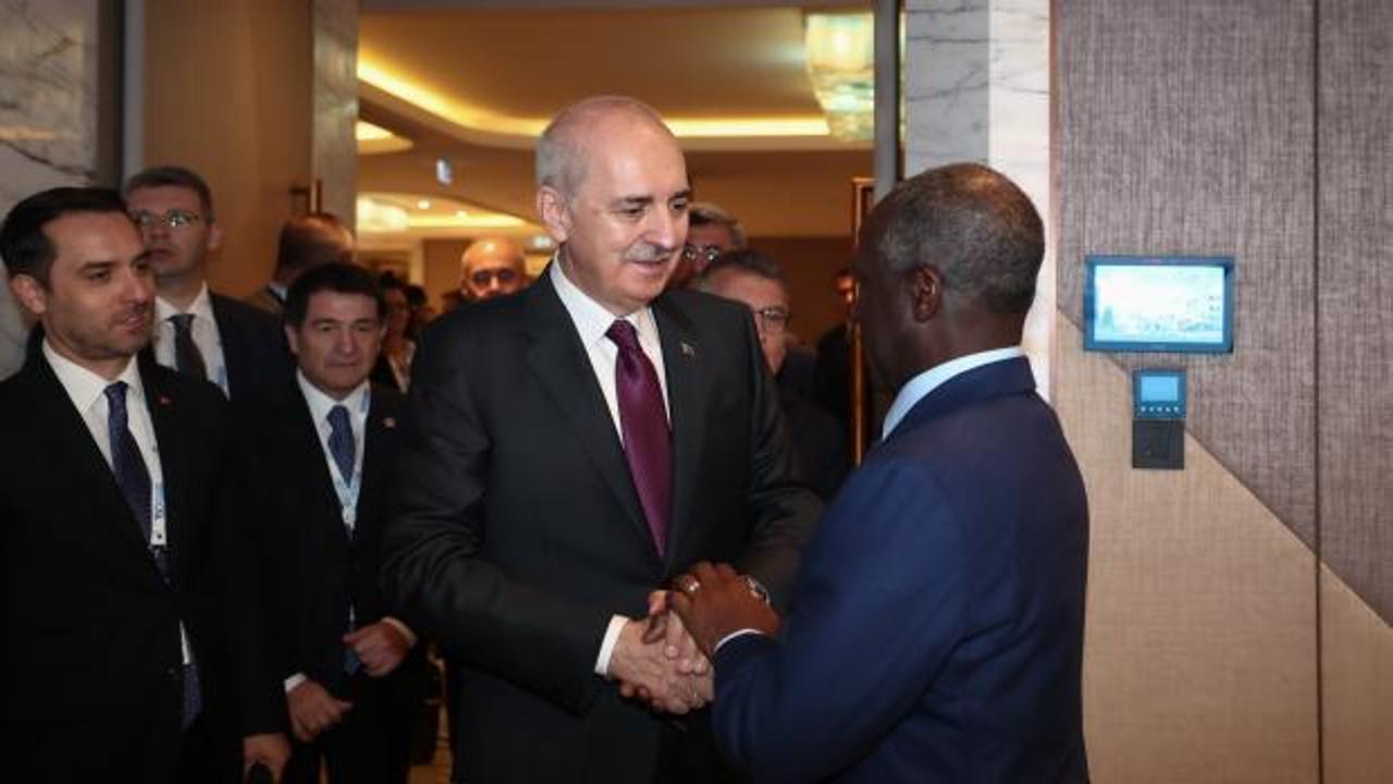 TBMM Başkanı Kurtulmuş, Fildişi Sahili Ulusal Meclisi Başkanı Bictogo ile görüştü