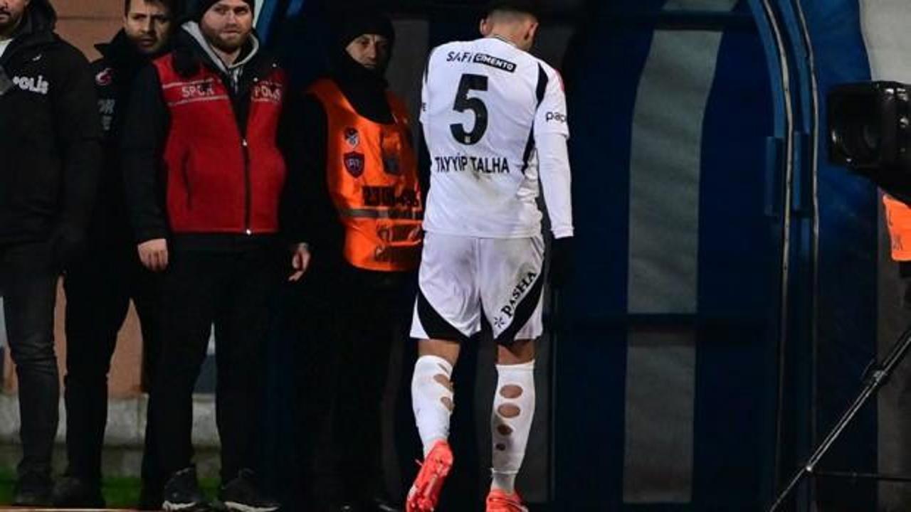 Beşiktaş'ta Tayyip Talha Sanu&ccedil; şoku! 4 g&uuml;nde 2 kırmızı kart