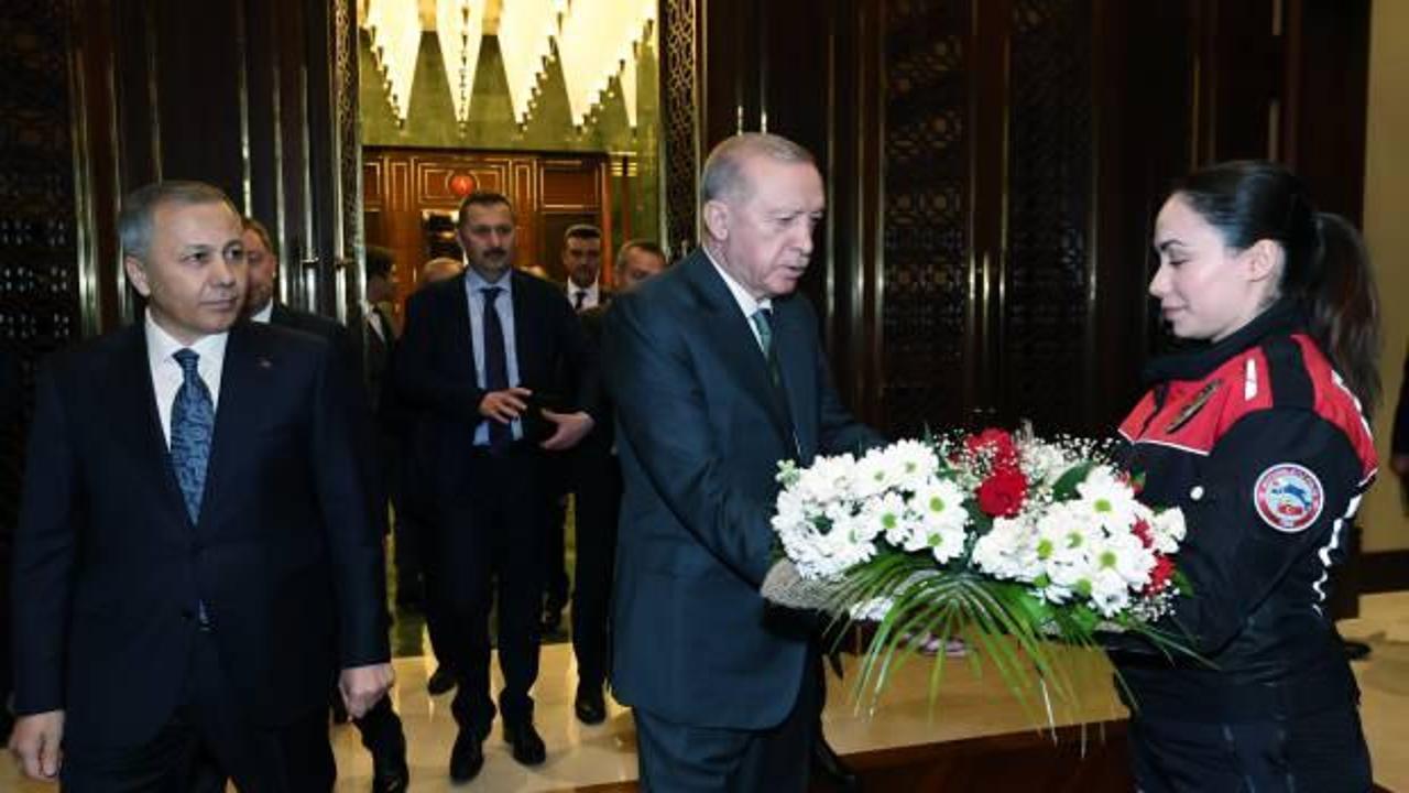 Erdoğan T&uuml;rk Polis Teşkilatı'nı ağırladı: 'M&uuml;saade edemeyiz' diyerek uyardı! 