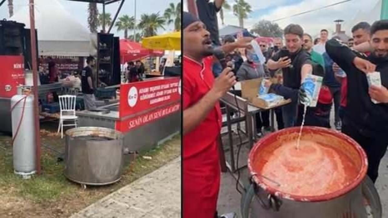 Hijyen kurallarına uymayan fenomen dönercinin standı karnavaldan kaldırıldı