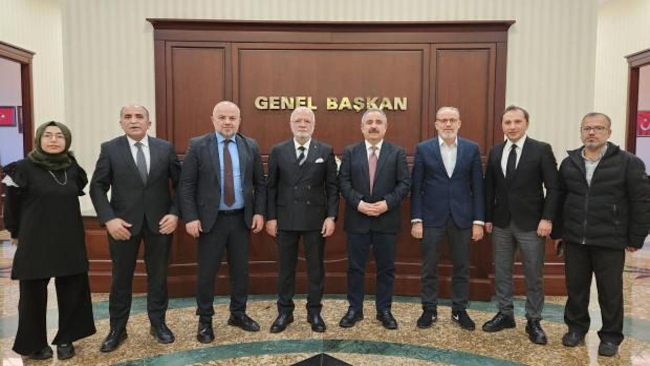 TÜBAF'tan Mustafa Elitaş'a ziyaret