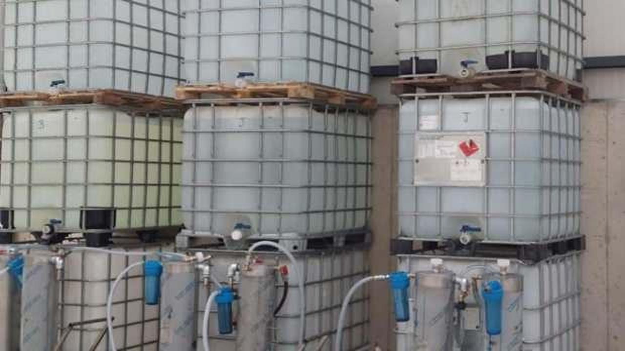 12 ton etil alkol ele geçirildi, 9 kişi gözaltında