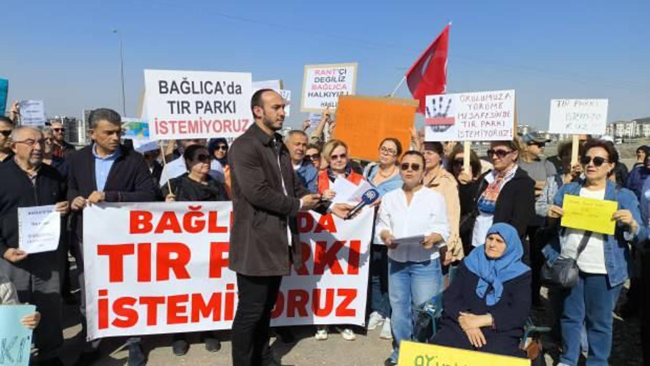 Bağlıca-Yapracık’ta tır parkı tepkisi: Erdal Beşikçioğlu’na sert protesto