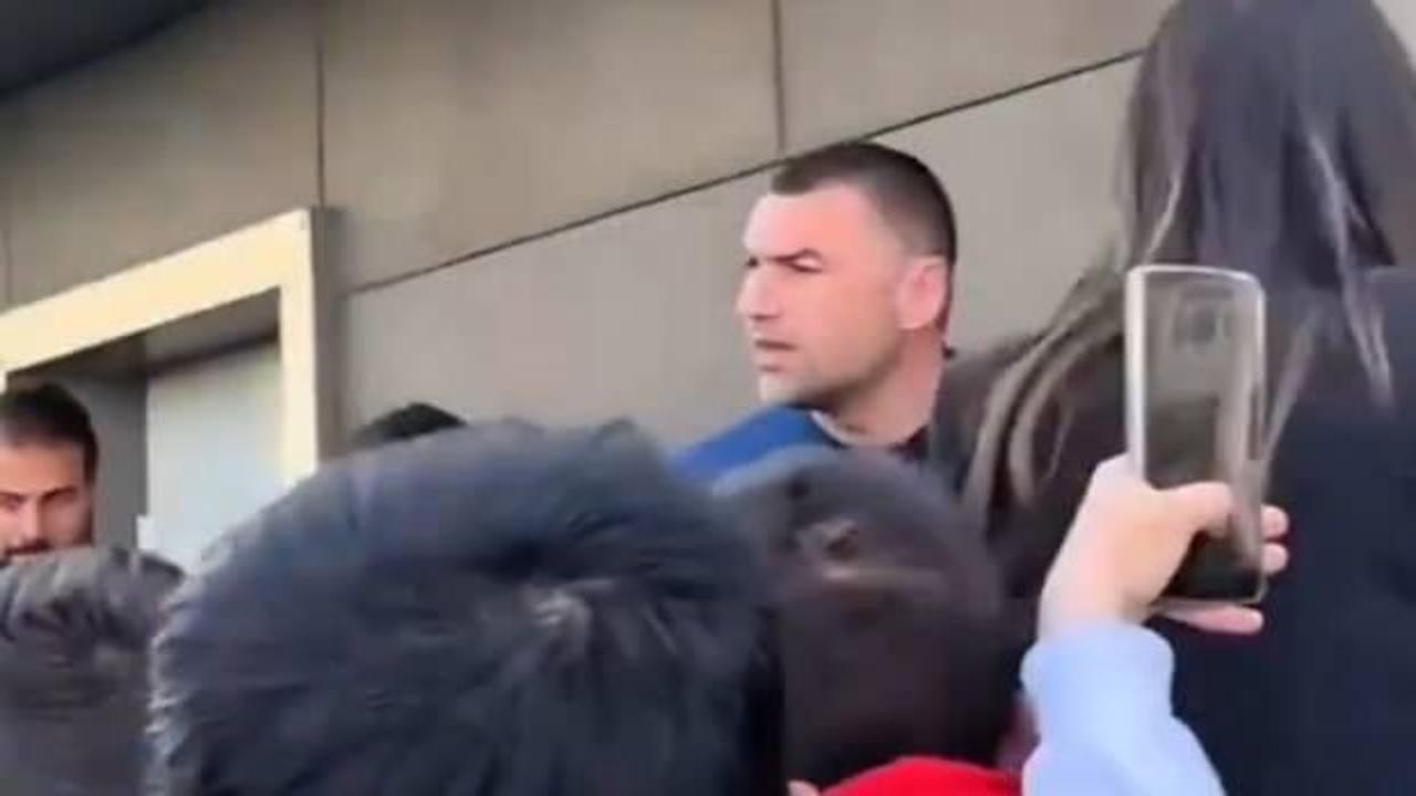 Bir taraftarın "Fener'e hep yatıyorsunuz" s&ouml;zleri sonrası Burak Yılmaz kontrol&uuml; kaybetti