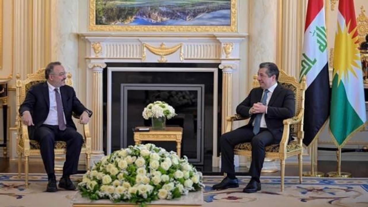 Dışişleri Bakan Yardımcısı Yılmaz, Barzani ile g&ouml;r&uuml;şt&uuml;