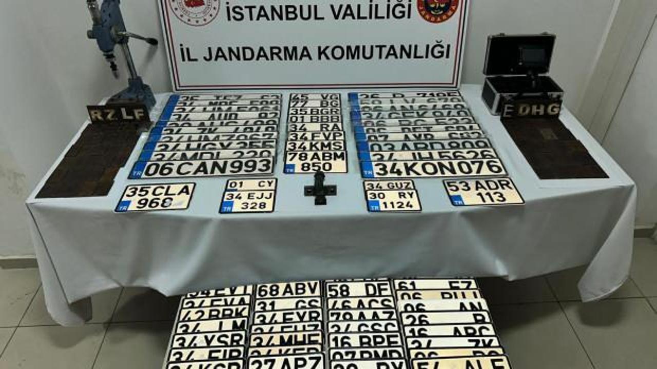 İstanbul'da ikiz plaka operasyonu! 