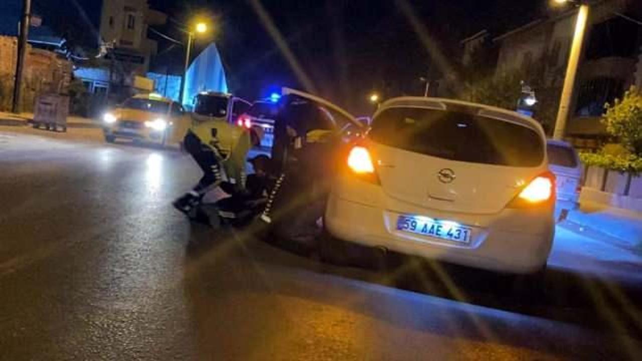 Tekirdağ&rsquo;da polisten ka&ccedil;an s&uuml;r&uuml;c&uuml;ye 104 bin lira ceza