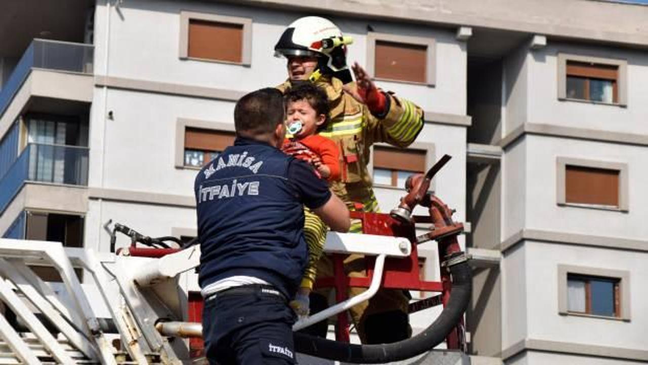 7 katlı binada korkutan yangın: Korku dolu anlar