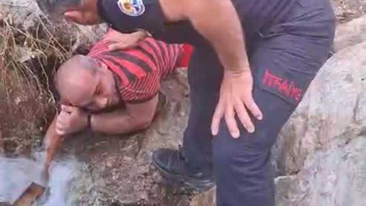 Adana'da ilgin&ccedil; olay: Su i&ccedil;erisinde g&ouml;rd&uuml;ğ&uuml; cisim kolundan edecekti! 