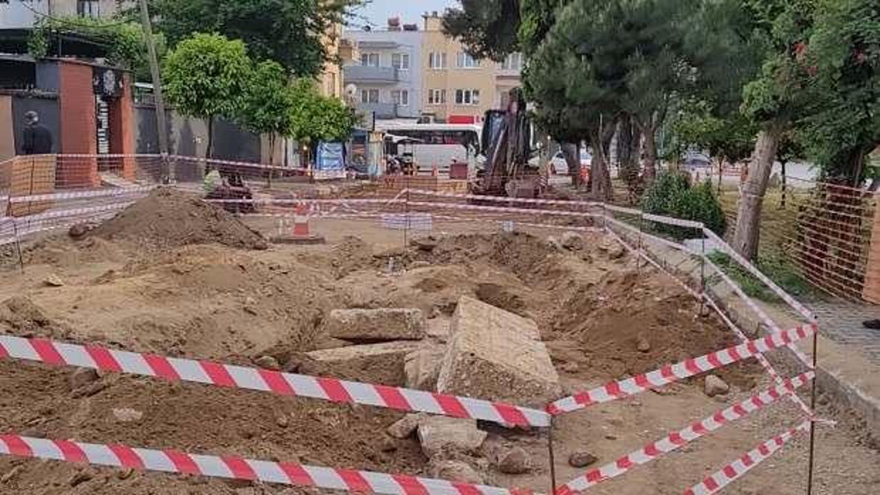 Aydın'da yol çalışması sırasında bulundu! İşçiler gözlerine inanamadı... Girmek yasak