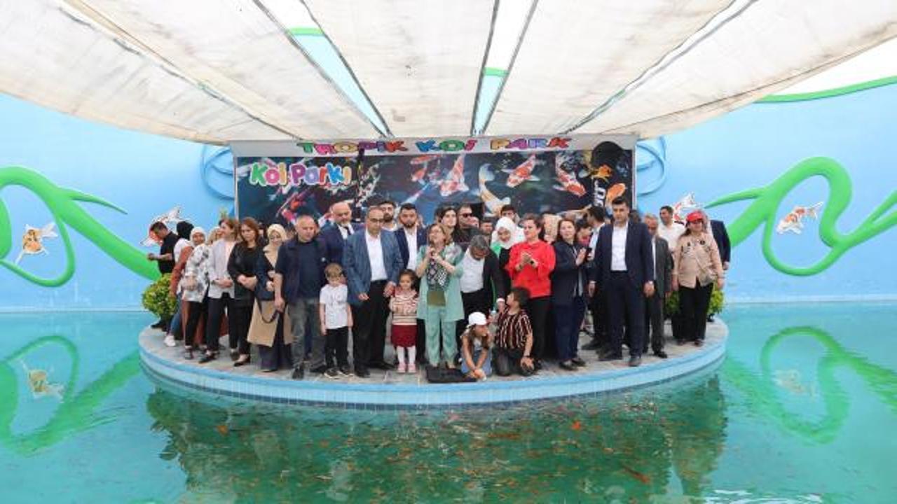 Gaziantep Doğal Yaşam Parkı Tropikal Koi Parkı ziyarete açıldı
