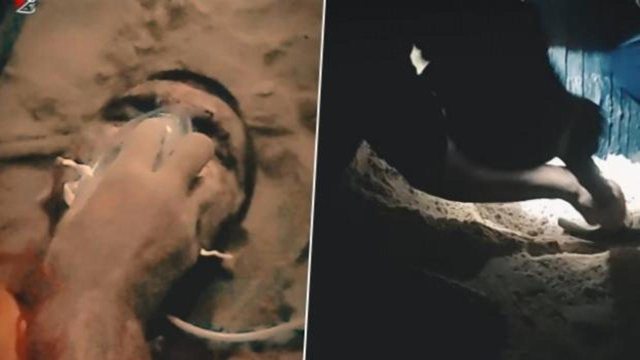 Gazze'deki rehine tünelinden 'nefes kesen' video! İsrail'in vurduğu esirlerin son hali