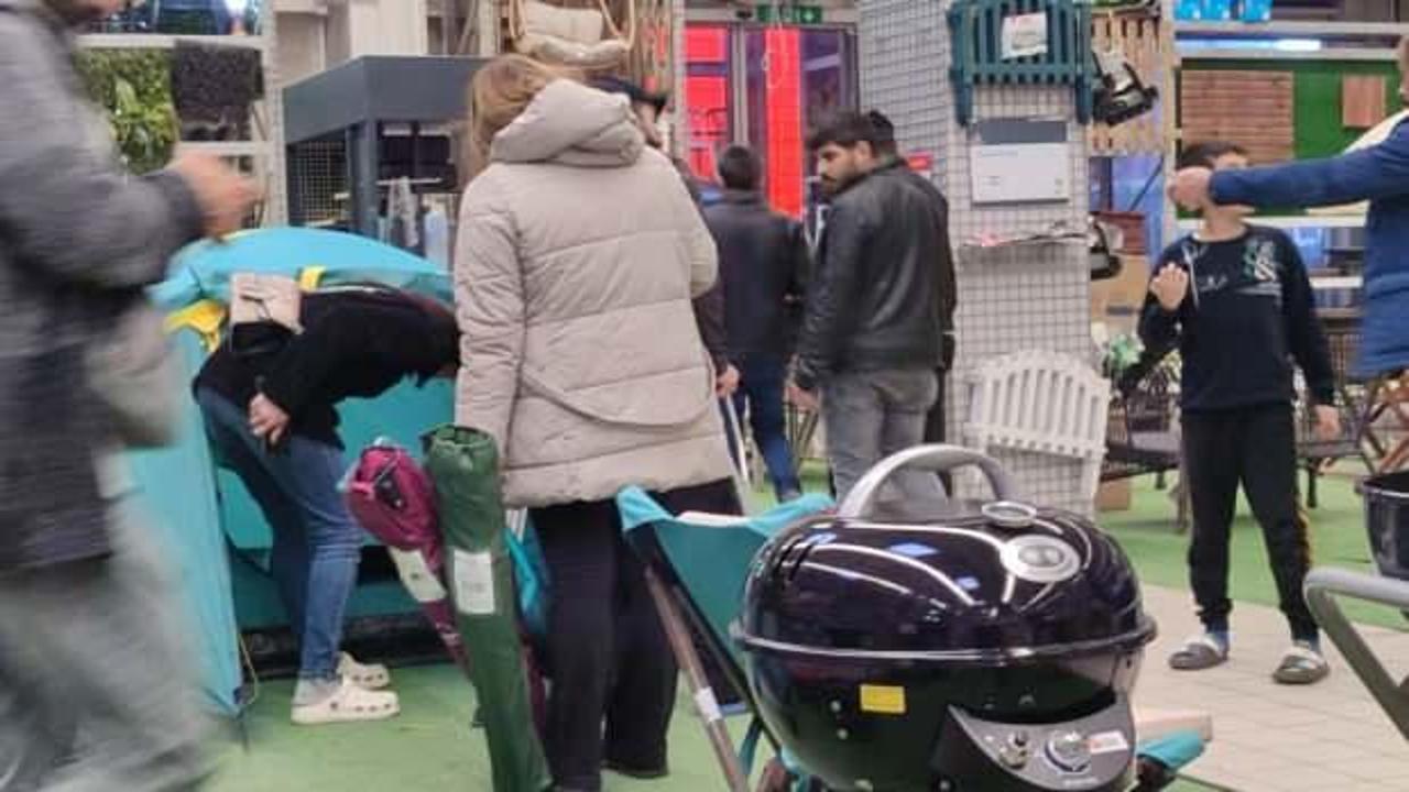 İstanbul’da çadır satış yerlerinde yoğunluk oluştu