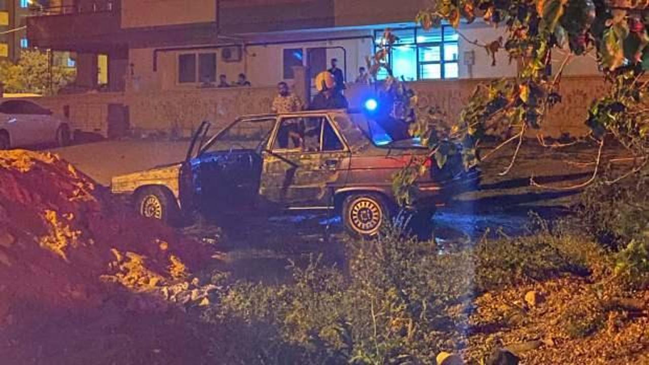 Otomobilin LPG tankı bomba gibi patladı