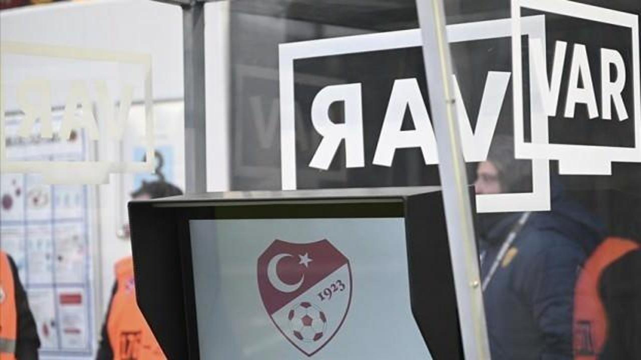 Süper Lig'de haftanın VAR kayıtları açıklandı