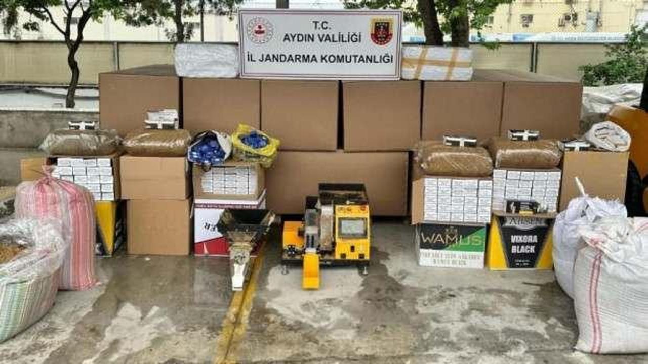 Jandarma ekipleri 685 bin makaron ele geçirildi