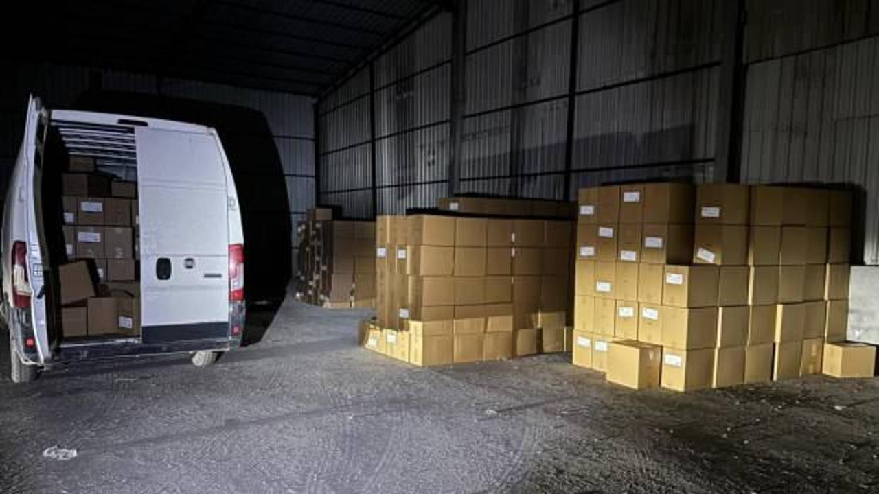 Adana'da ele ge&ccedil;irildi: Tam 27 milyon 120 bin adet!