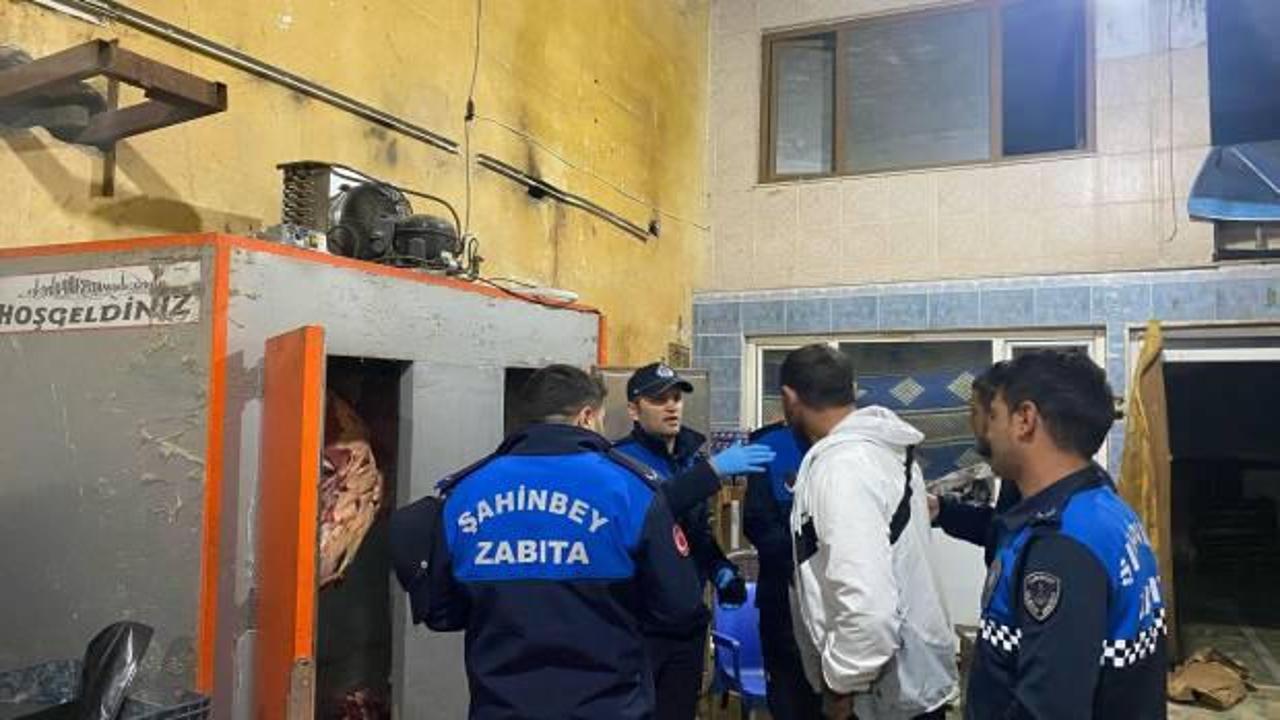 Gaziantep'te 1,5 ton bozuk et ele geçirildi