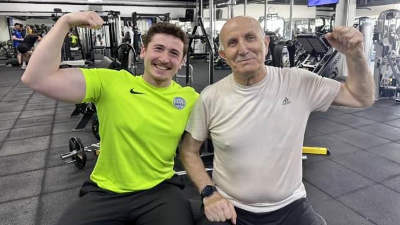 73 yaşında ama gençlere taş çıkarıyor: Her gün evinden yürüyerek geliyor