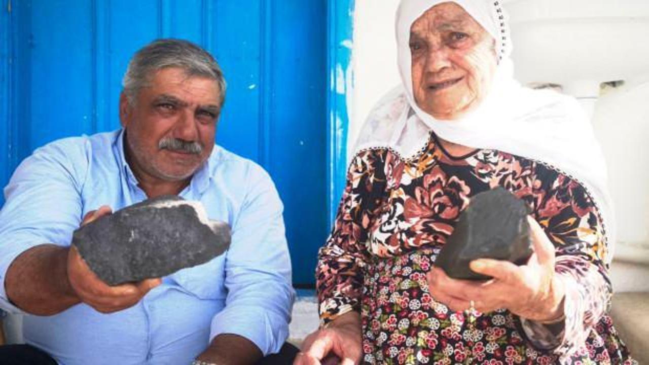 Tunceli'de garip olay: Yaşlı kadının bah&ccedil;esine g&ouml;kten 'taş' yağdı! 