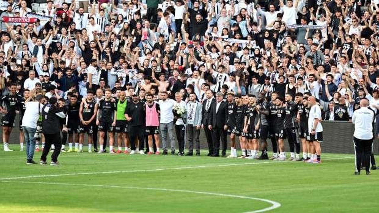 Beşiktaş&rsquo;tan taraftara a&ccedil;ık antrenman