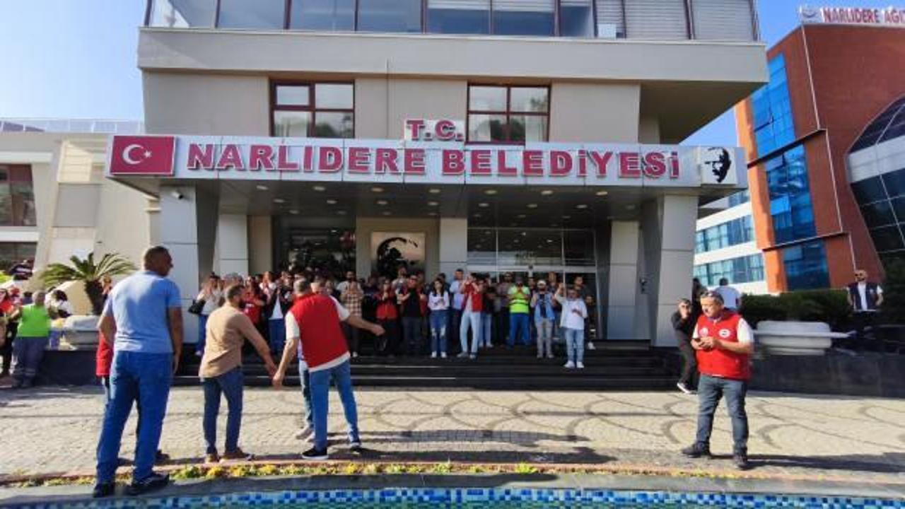  CHP'li Narlıdere Belediyesinde işçiler greve gidiyor